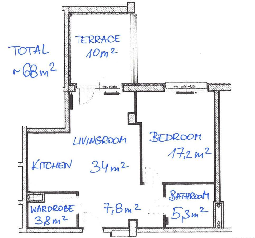Torre Verona Apartment - 70M2, Terrace, Garage Краків Екстер'єр фото